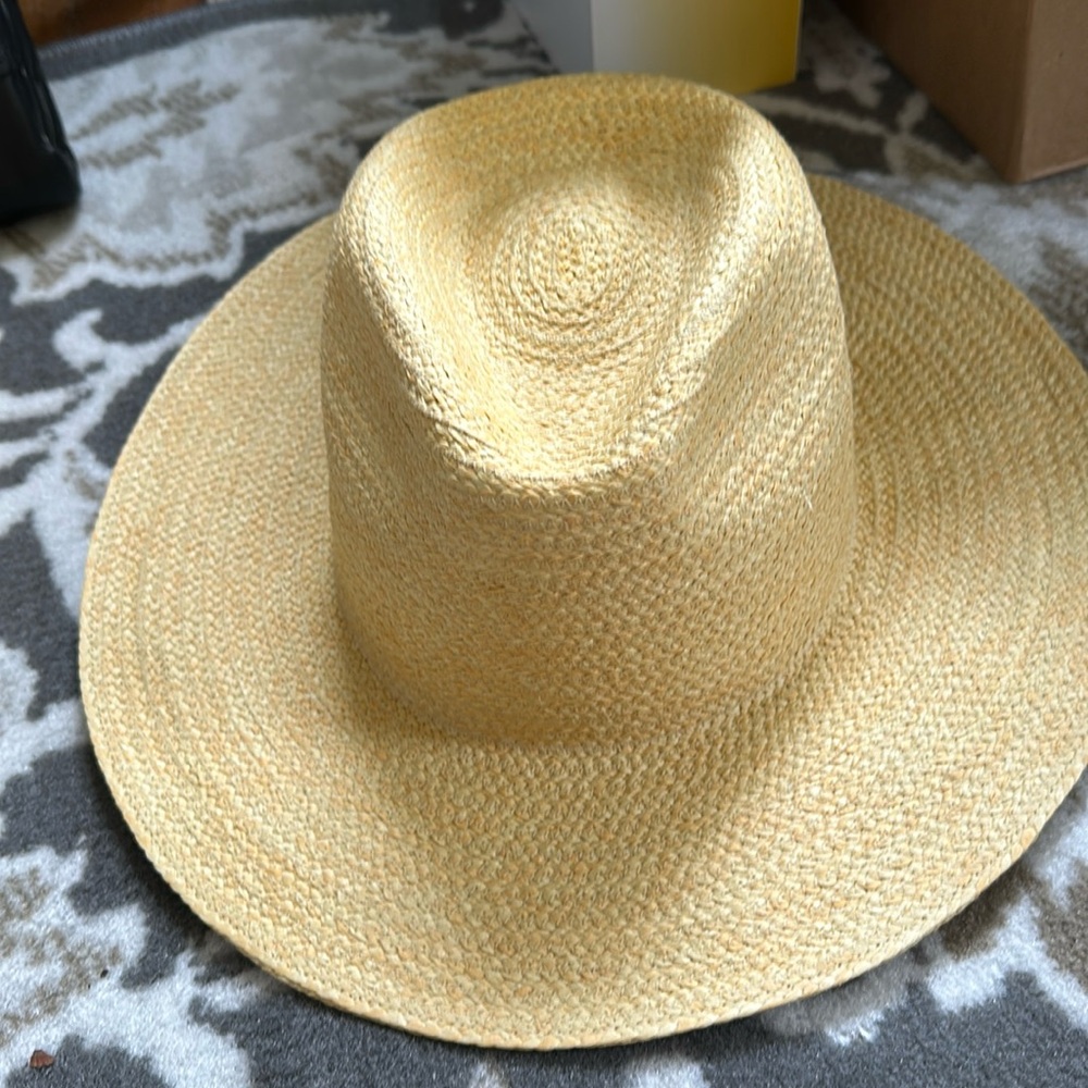 Will + Bear Sawyer Sand | Wide Brim Straw Hat Large